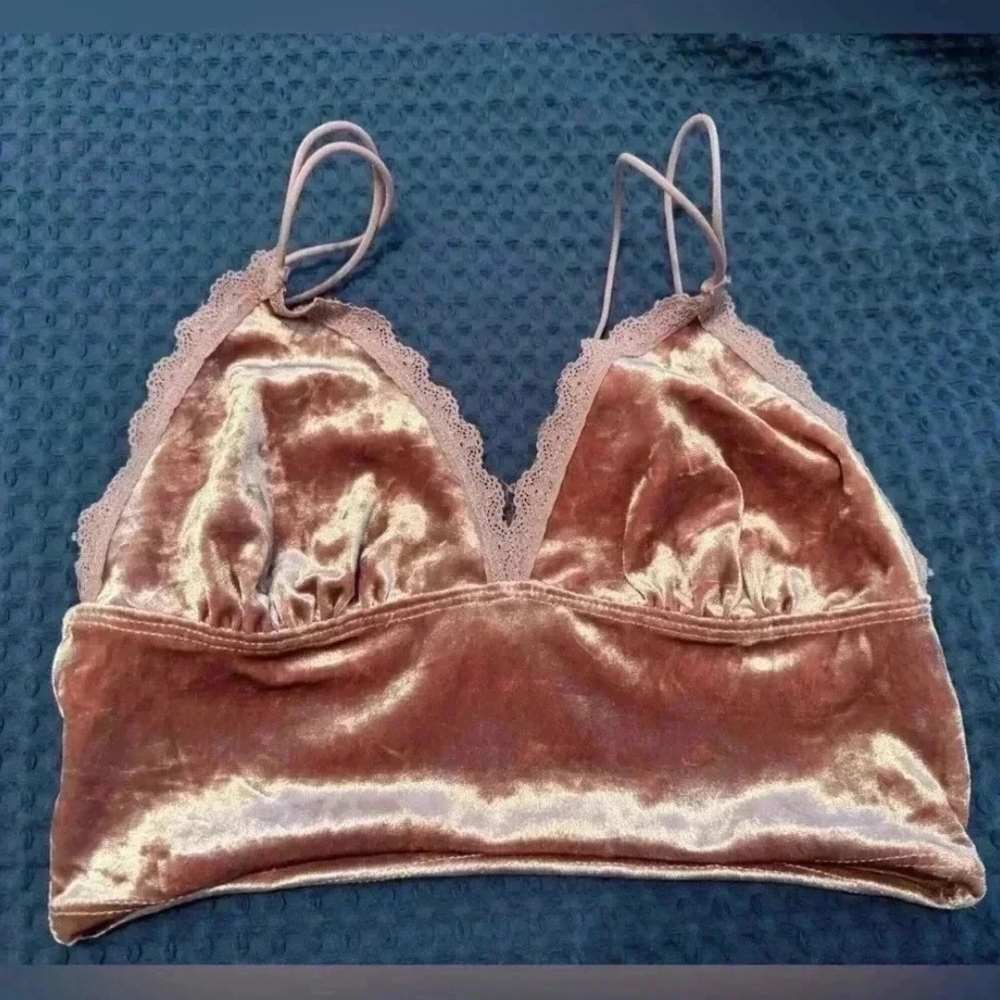 Garage Velvet Lace Bralette
